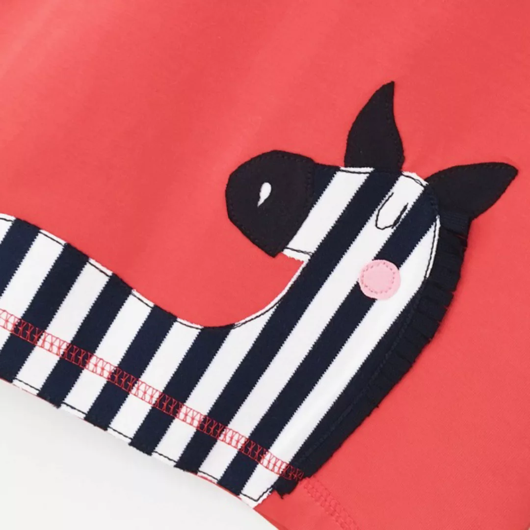 Baby T-shirt Mit Applikation Zebra günstig online kaufen