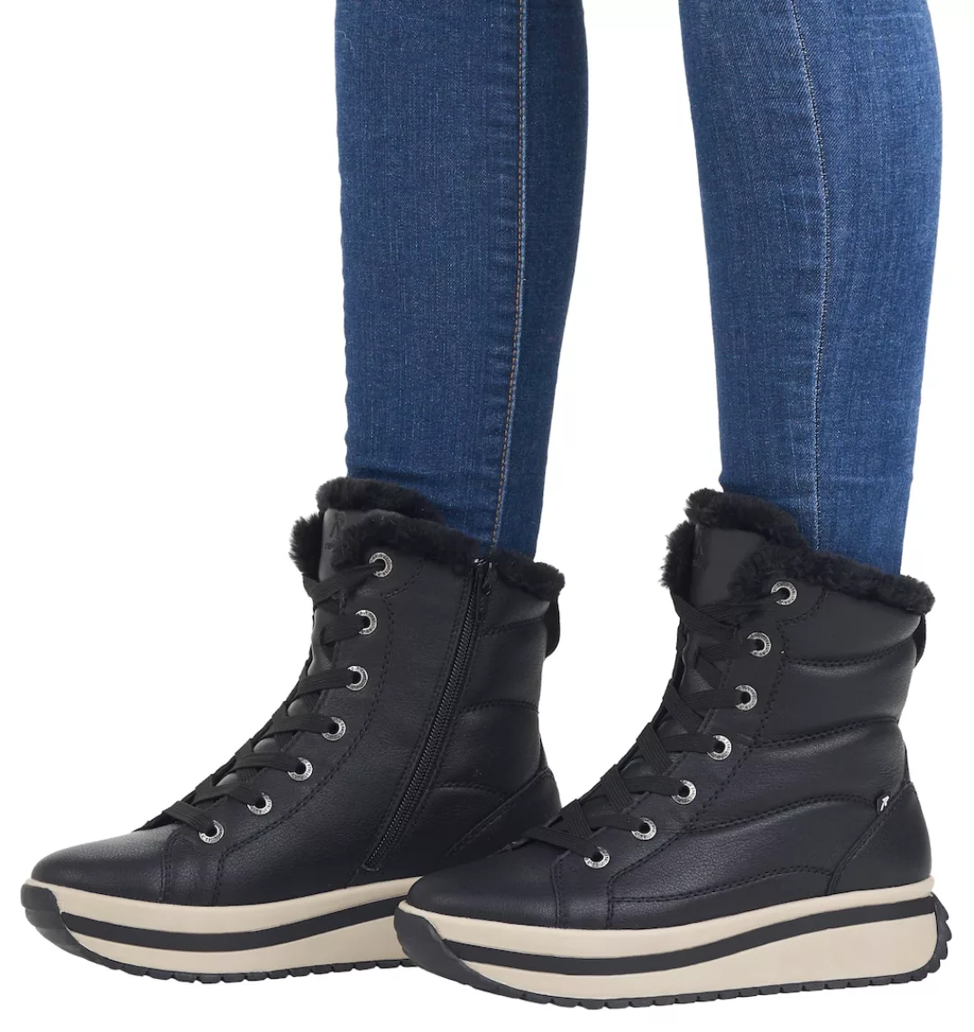 Rieker EVOLUTION Winterboots, Schnürboots, Stiefelette mit praktischem Inne günstig online kaufen