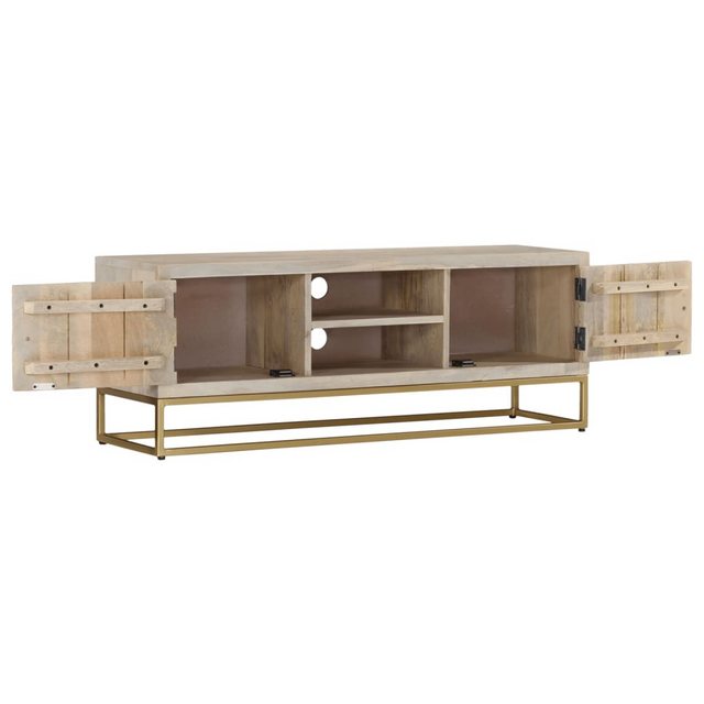 vidaXL TV-Schrank TV-Schrank 110x30x40 cm Gebleichtes Massivholz Mango (1-S günstig online kaufen