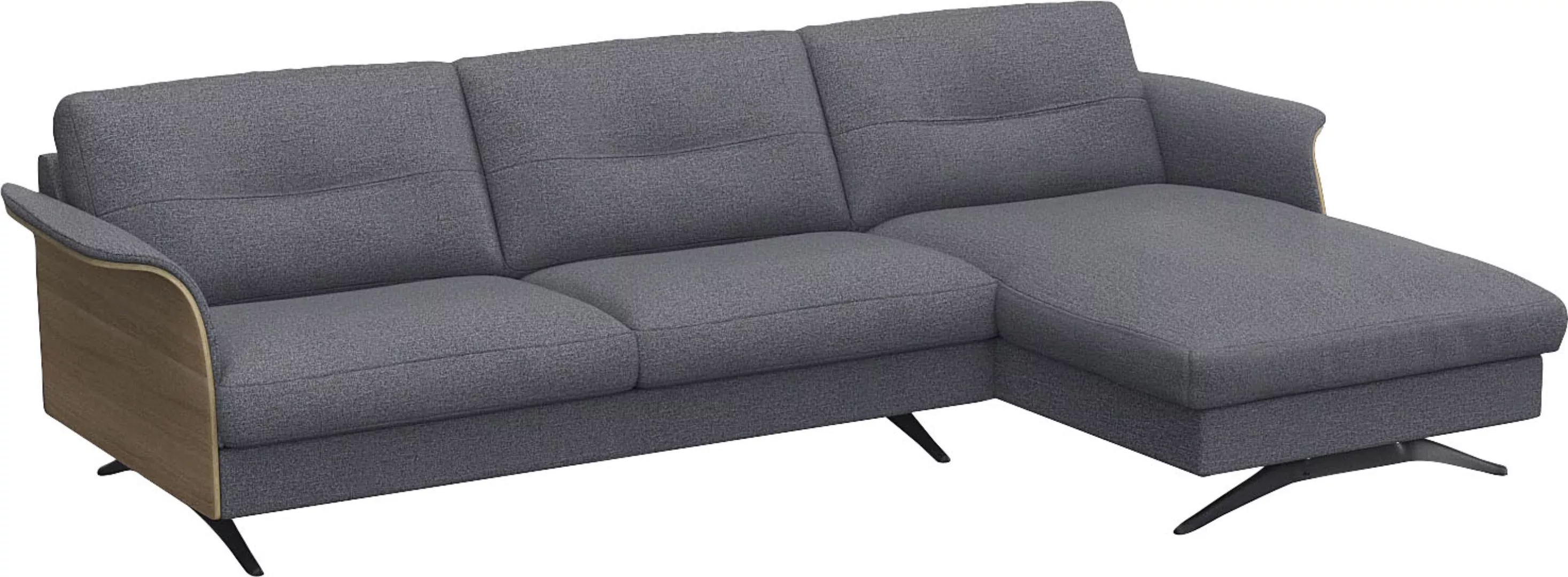 FLEXLUX Ecksofa "Glow, super bequem durch hochwertigem Sitzaufbau mit Feder günstig online kaufen