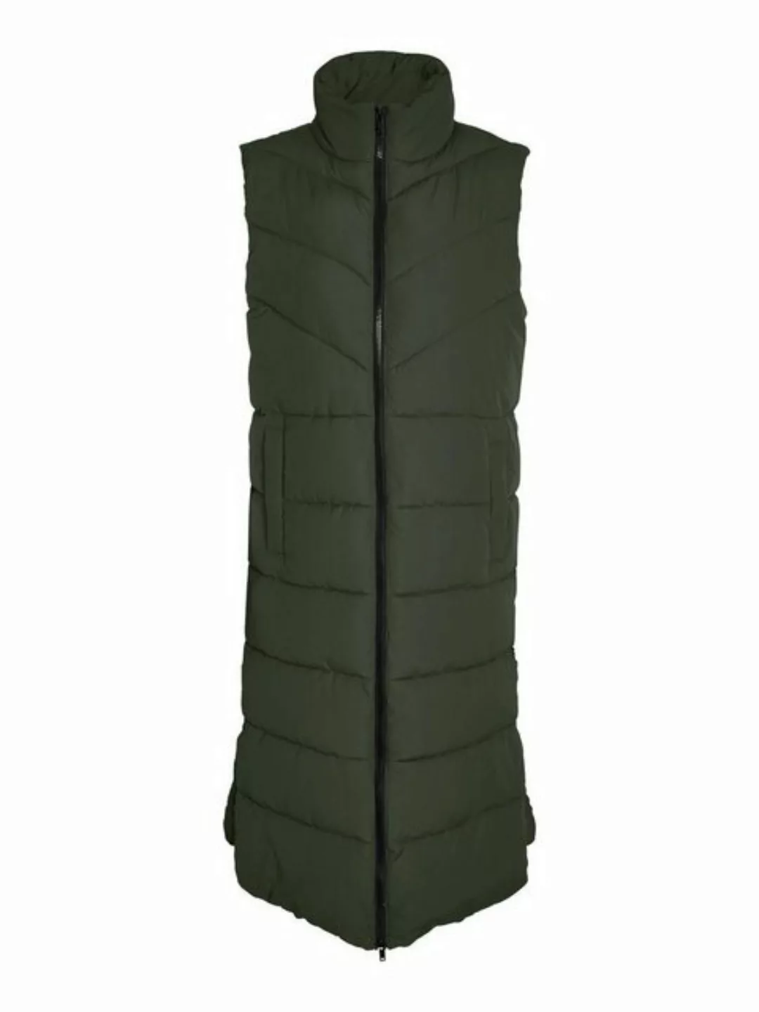 Noisy may Steppweste Lange Weste Stepp Jacke Wadenlang NMDALCON 6060 in Grü günstig online kaufen