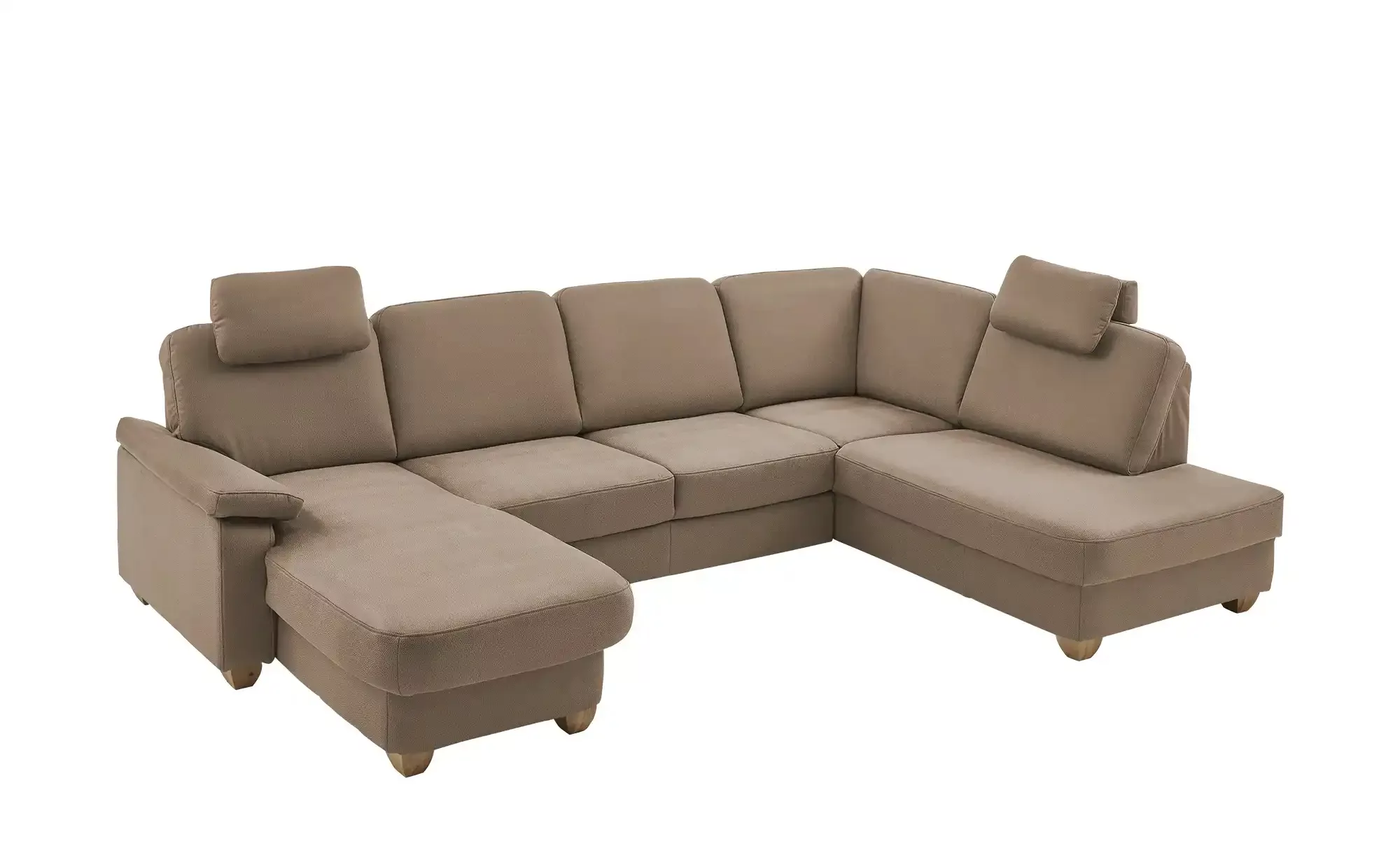 meinSofa Wohnlandschaft  aus Kunstleder Oliver ¦ braun ¦ Maße (cm): B: 300 günstig online kaufen