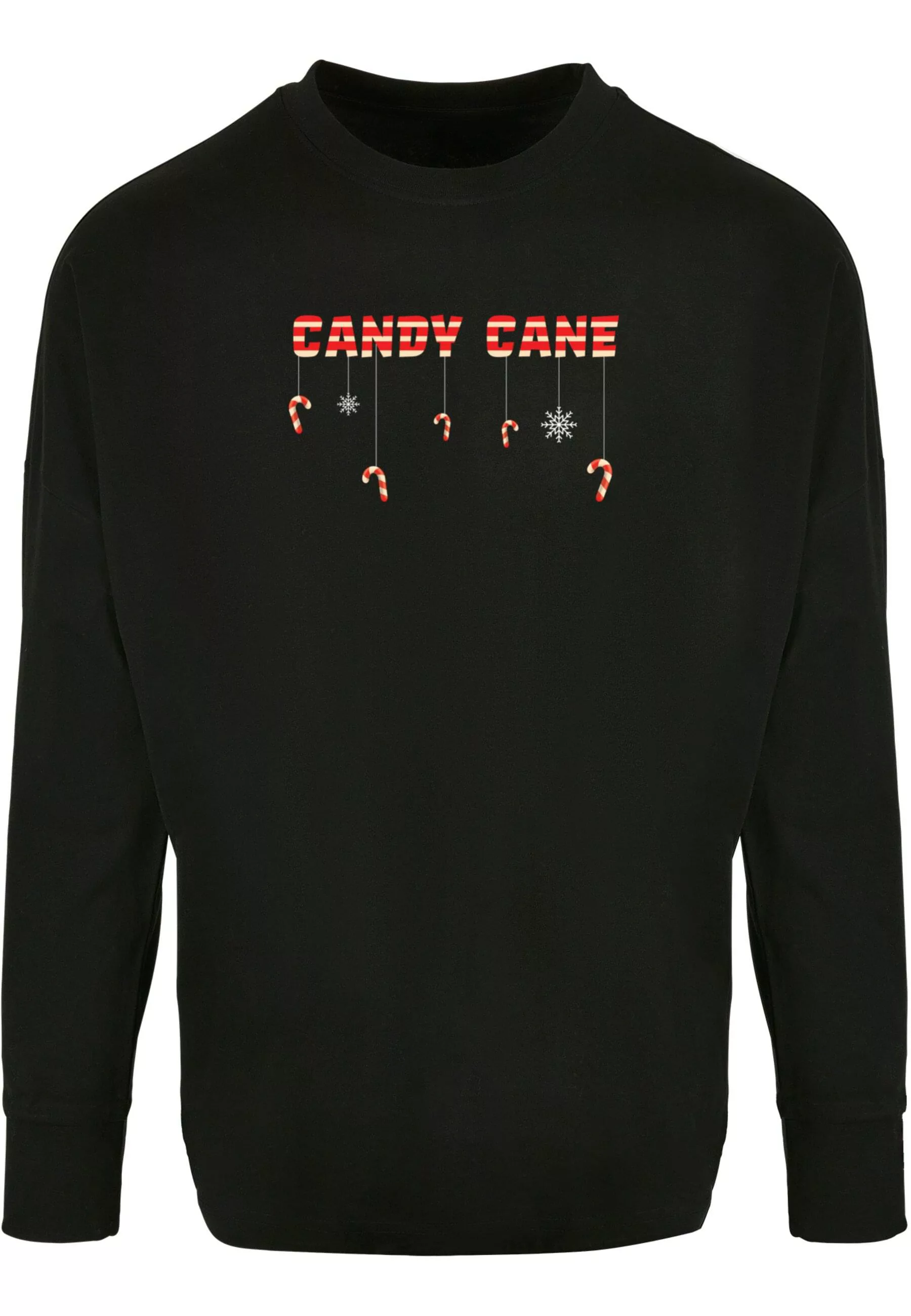 Merchcode Longsleeve "Merchcode Herren Candy Cane Oversized Cut On Sleeve L günstig online kaufen