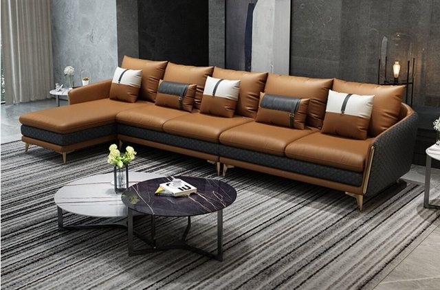 JVmoebel Ecksofa, Wohnlandschaft Ecksofa L-Form Couch Sitz Polster Sofa Lux günstig online kaufen