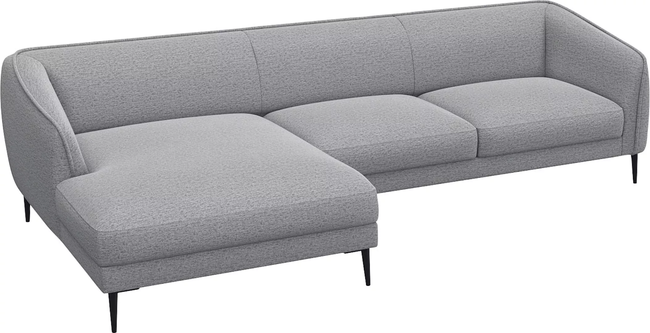 FLEXLUX Ecksofa »Belle Designsofa, L-Form, B/T 288/149 cm«, Skandinavisches günstig online kaufen