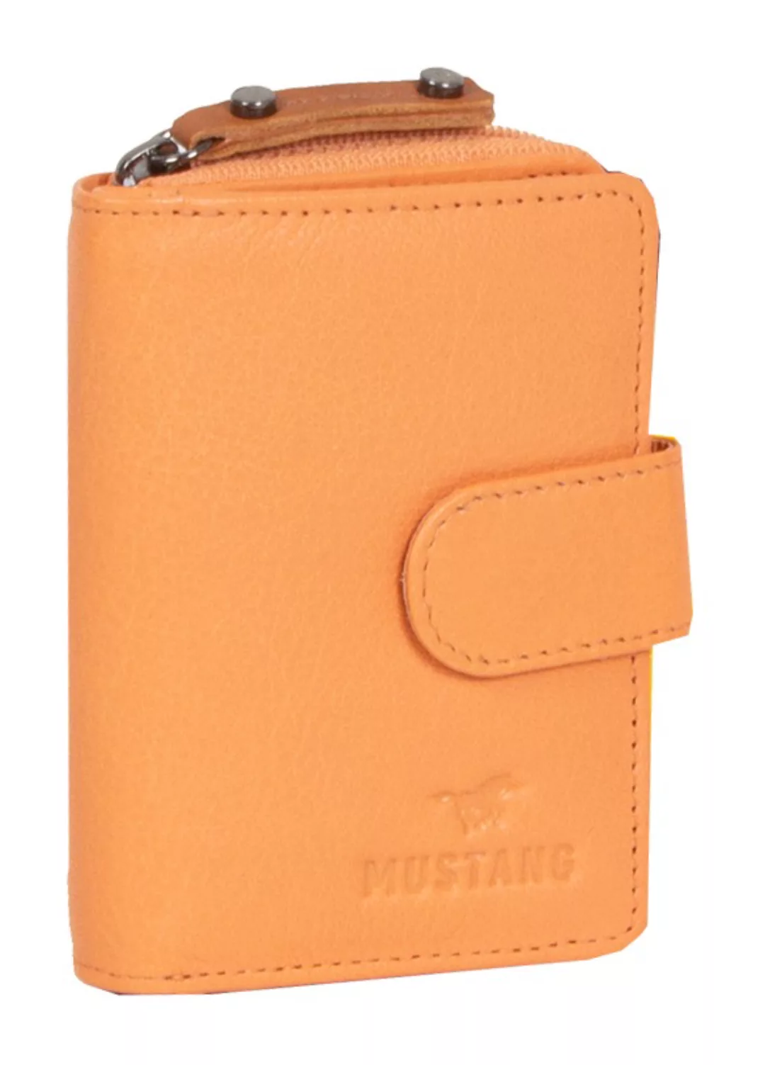 MUSTANG Geldbörse "Seattle leather wallet side opening", mit 6 Kartensteckf günstig online kaufen