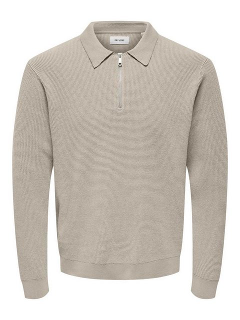 ONLY & SONS Polokragenpullover ONSMATTEO LS ZIP POLO günstig online kaufen