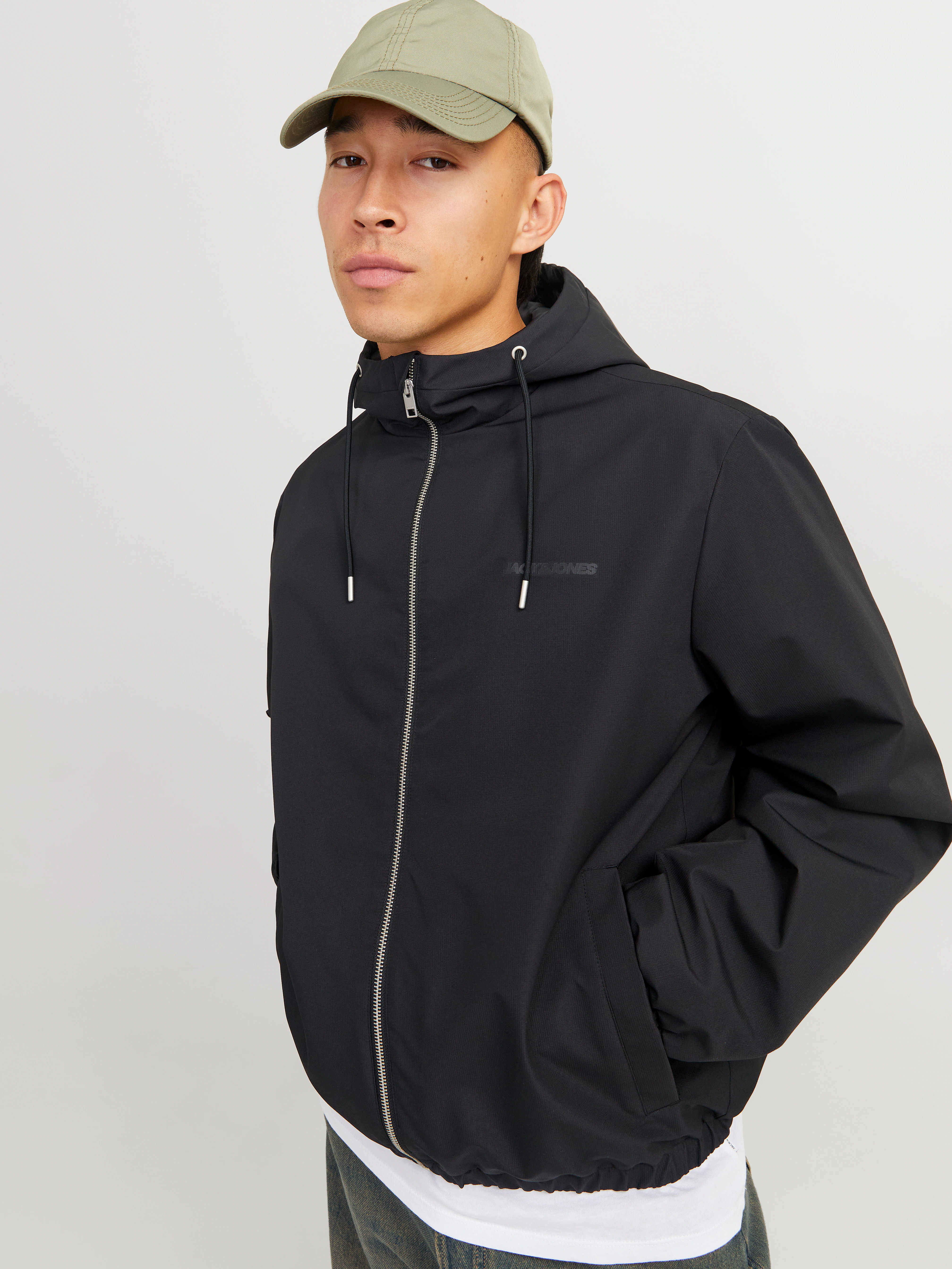 Jack & Jones Blouson "JJELEGACY LIGHT JACKET HOOD NOOS", mit Kapuze, mit Lo günstig online kaufen