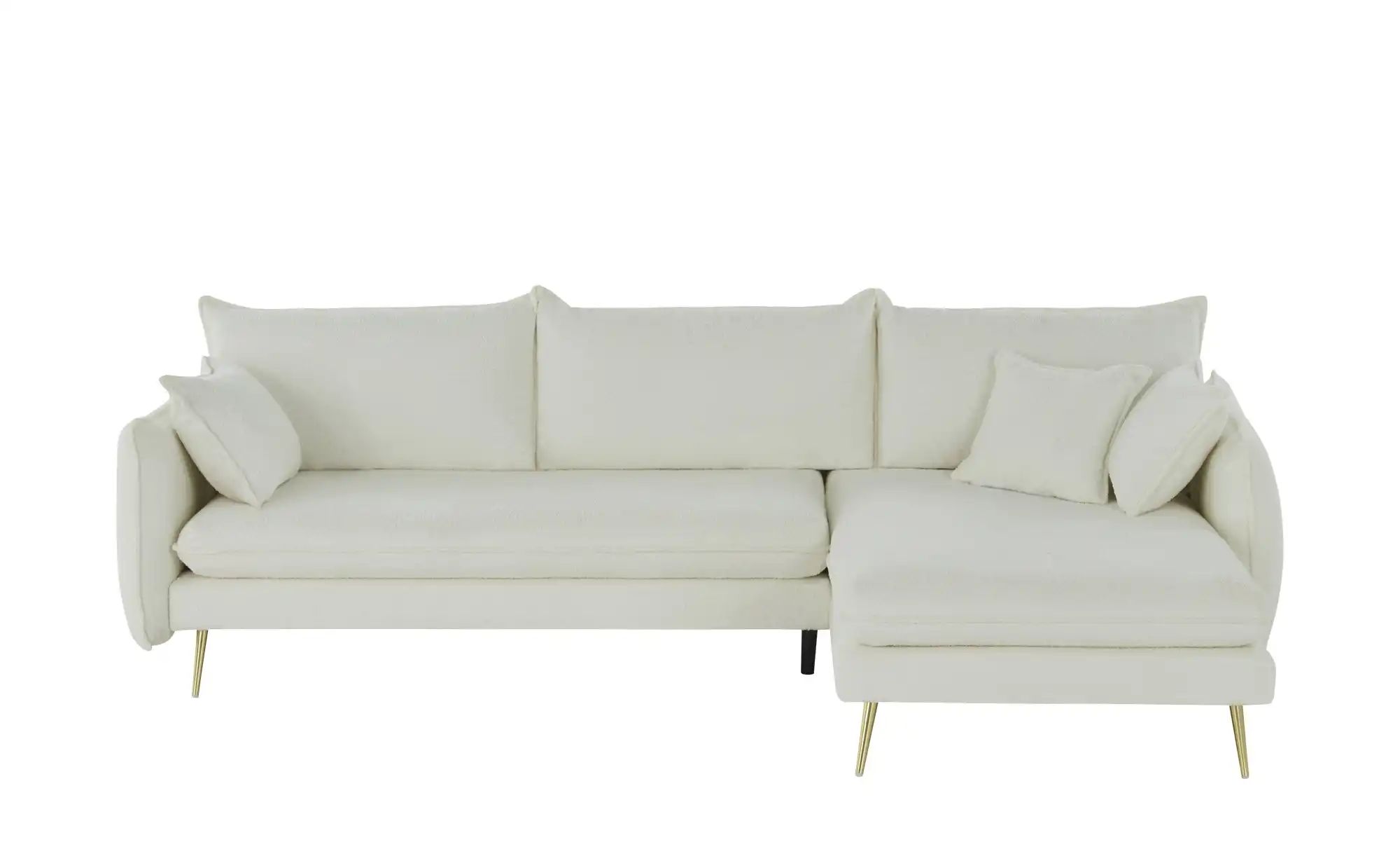 Ecksofa  Edesia ¦ weiß ¦ Maße (cm): B: 271 H: 80 T: 165 Polstermöbel > Sofa günstig online kaufen