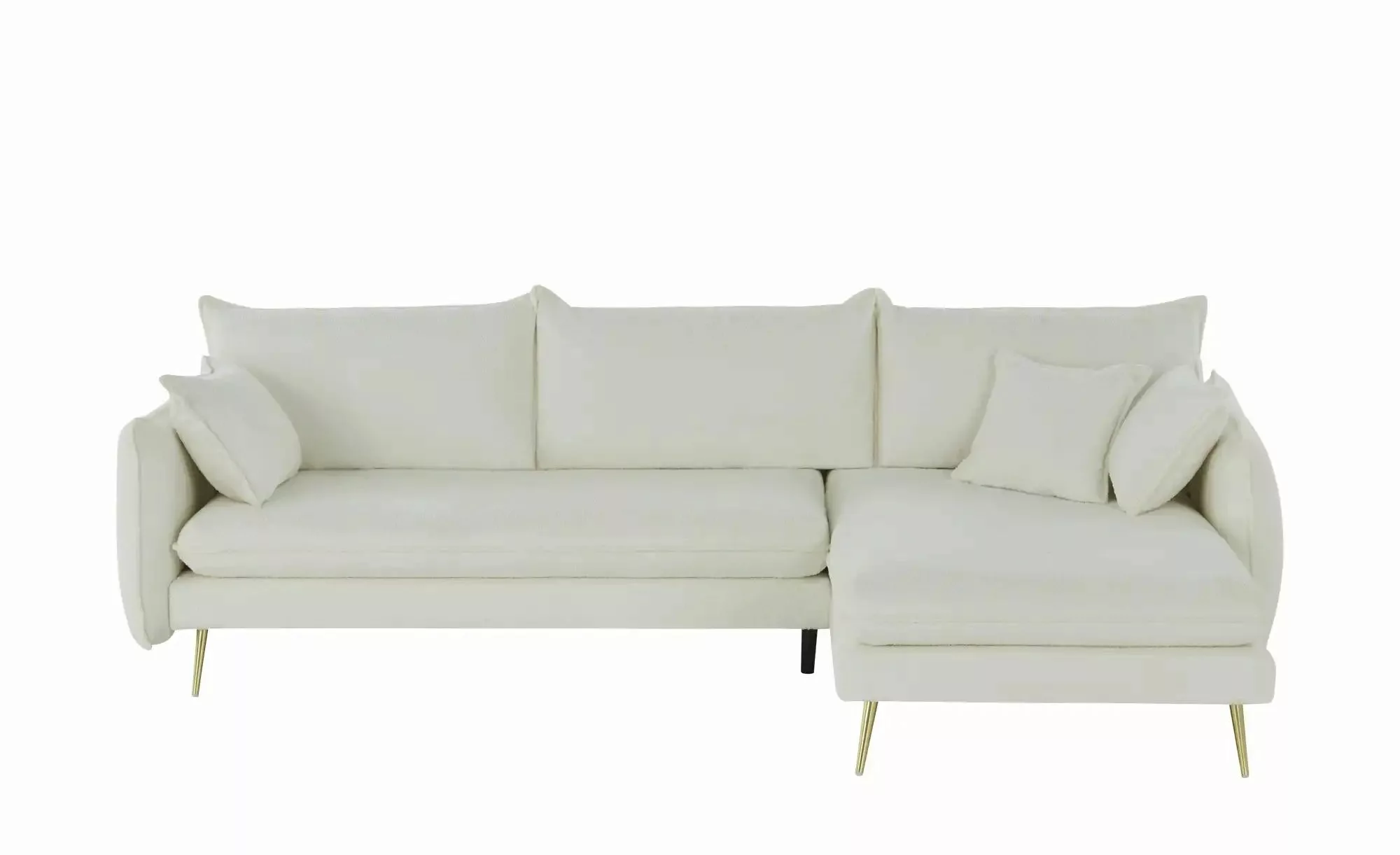 Ecksofa  Edesia ¦ weiß ¦ Maße (cm): B: 271 H: 80 T: 165 Polstermöbel > Sofa günstig online kaufen