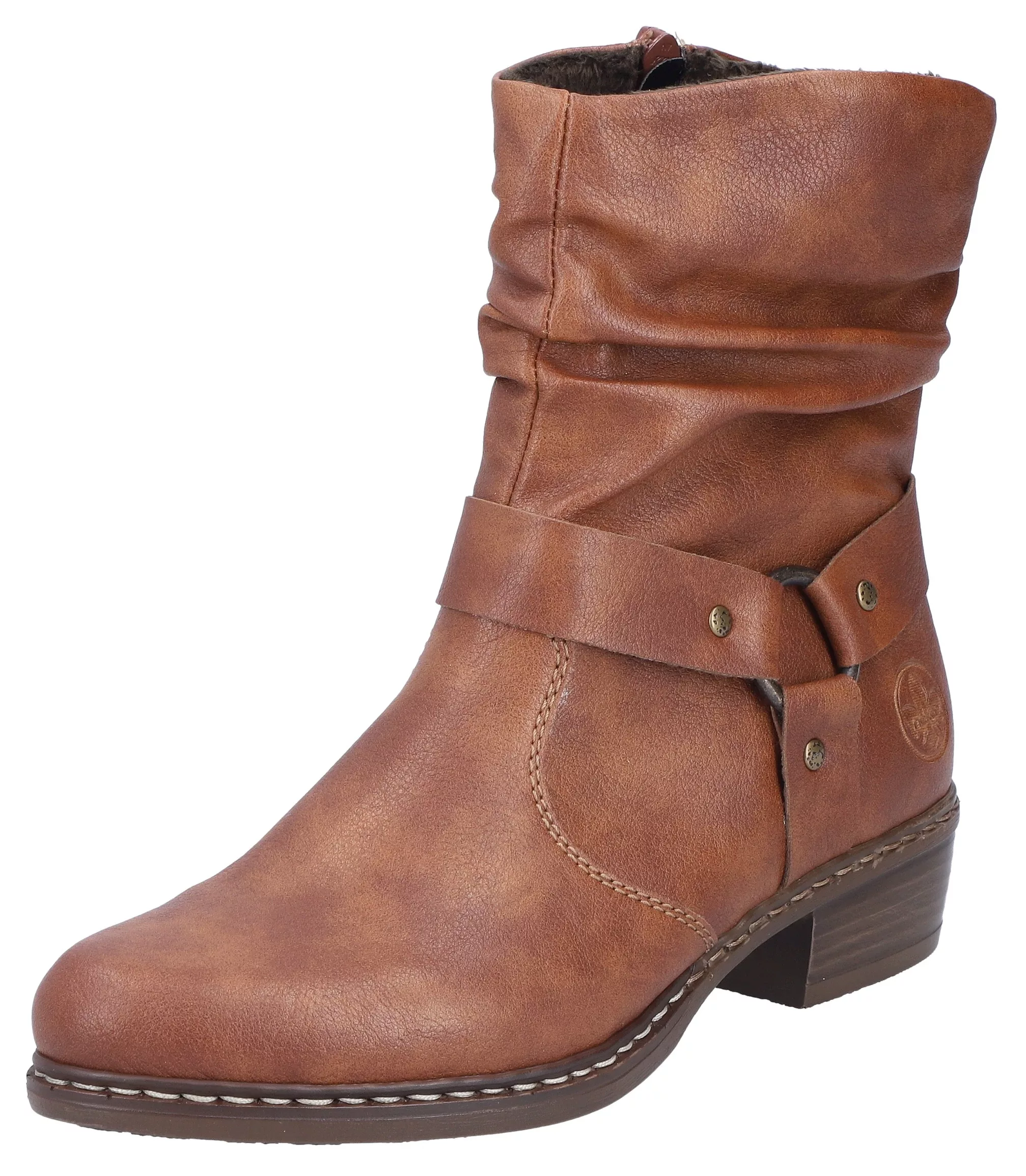 Rieker Stiefelette, Cowboyboots, Westernstiefelette, Blockabsatz, mit Zierr günstig online kaufen