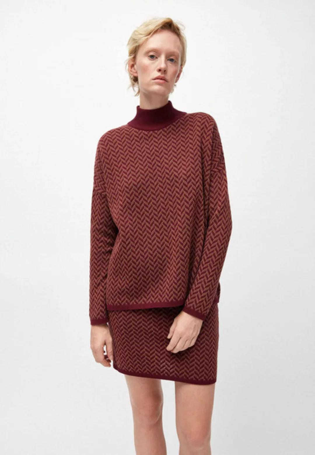 Ivannaa Herringbone - Damen Pullover Aus Bio-baumwolle günstig online kaufen