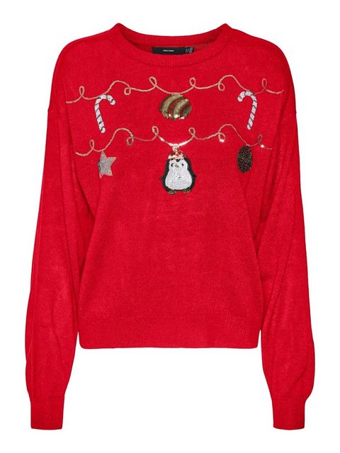 Vero Moda Strickpullover Garland (1-tlg) Pailletten günstig online kaufen