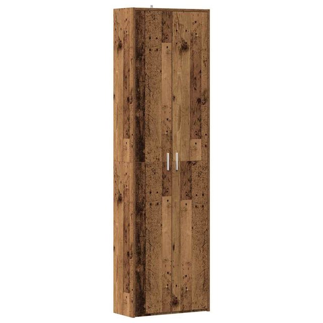 vidaXL Kleiderschrank Flurschrank Altholz-Optik 55x25x189 cm Holzwerkstoff günstig online kaufen