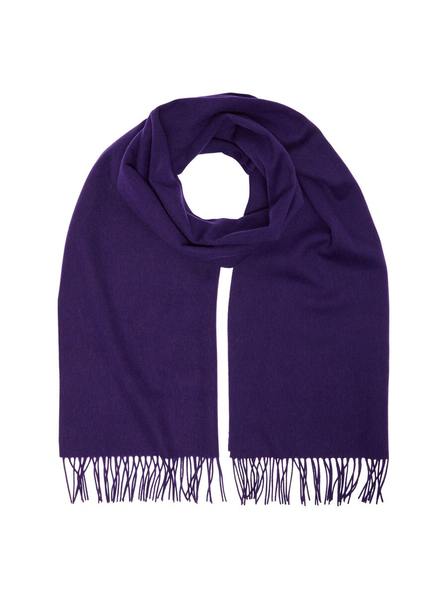 SELECTED Woll Schal Damen Violett günstig online kaufen