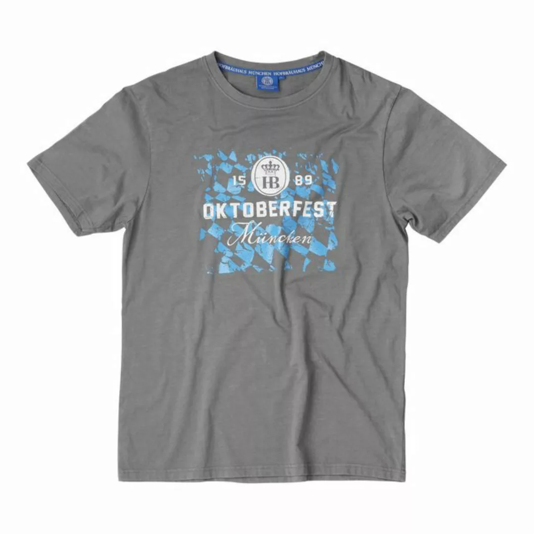 Hofbräuhaus München T-Shirt Herren "Raute" Oktoberfest aus 100 % Baumwolle günstig online kaufen