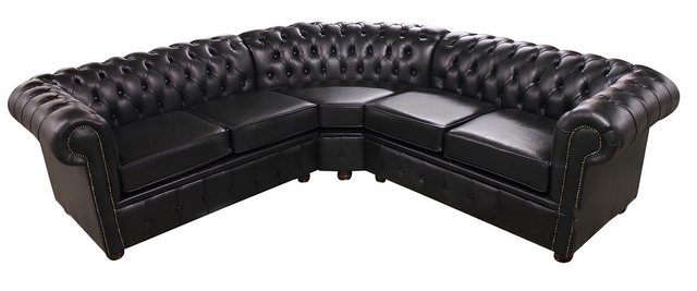 Xlmoebel Ecksofa Luxuriöses Ledersofa Chesterfield-Sofa Polster-Eckgarnitur günstig online kaufen