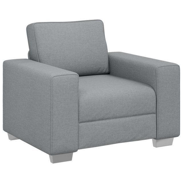 vidaXL Sofa Sofa Hellgrau Polyester Standard Langlebig Akzentstuhl, 1 Teile günstig online kaufen