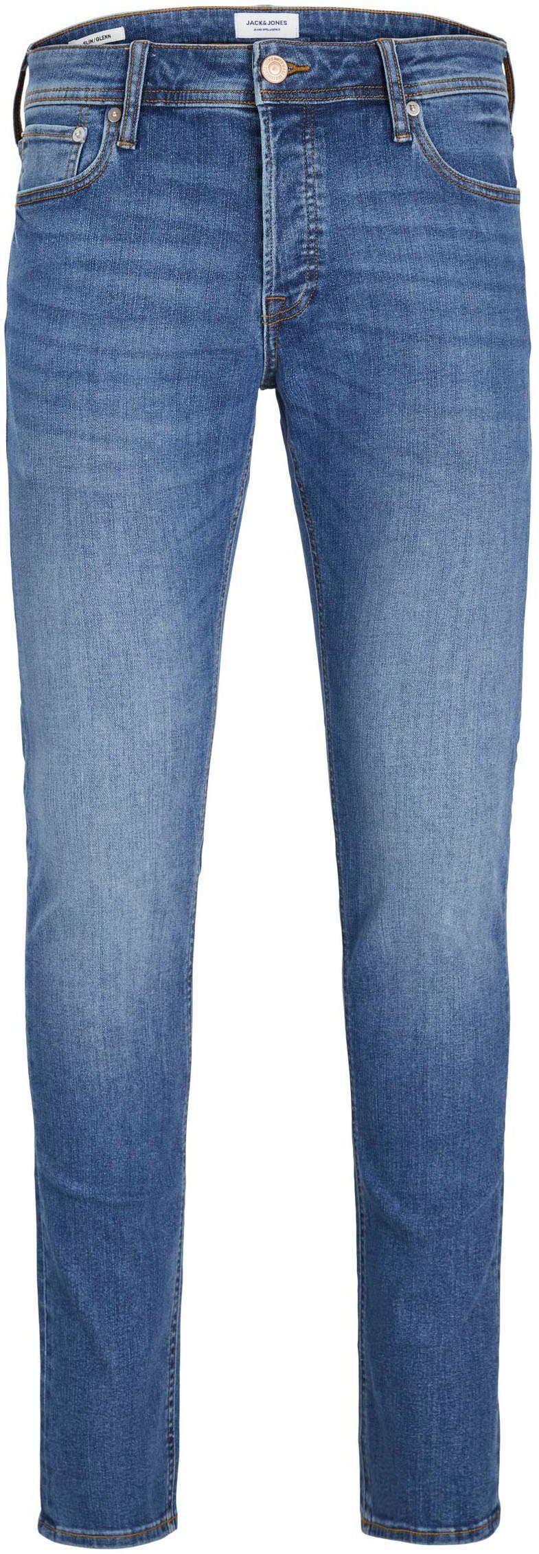 Jack & Jones Slim-fit-Jeans "JJIGLENN mit Used-Look und Stretchkomfort", Ab günstig online kaufen