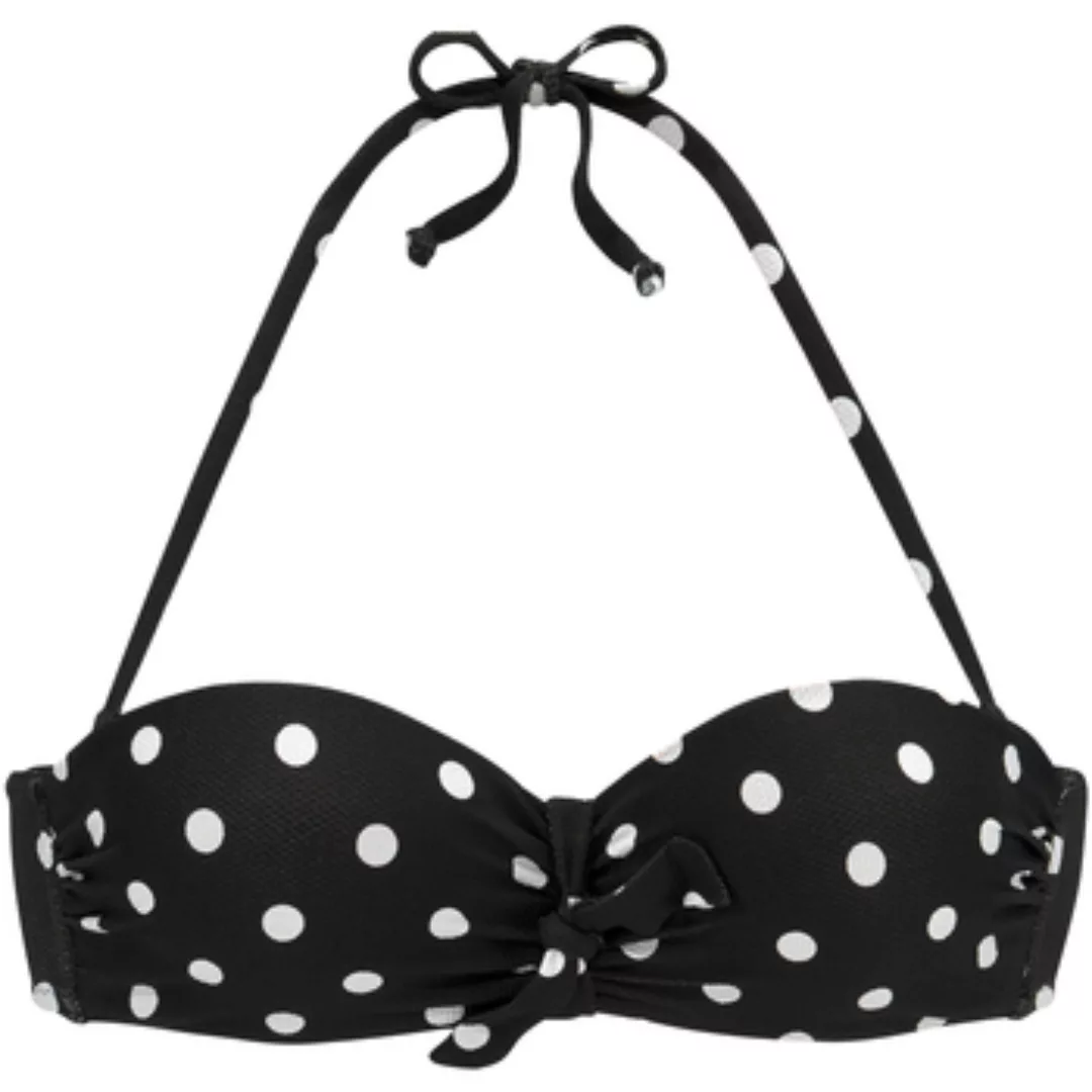 Lascana  Bikini Ober- und Unterteile Badeanzug-Oberteil Bandeau-Streifen ar günstig online kaufen