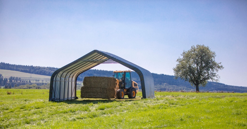 sportspower Foliengerätehaus "Weidezelt", 49,6 m², Grün günstig online kaufen