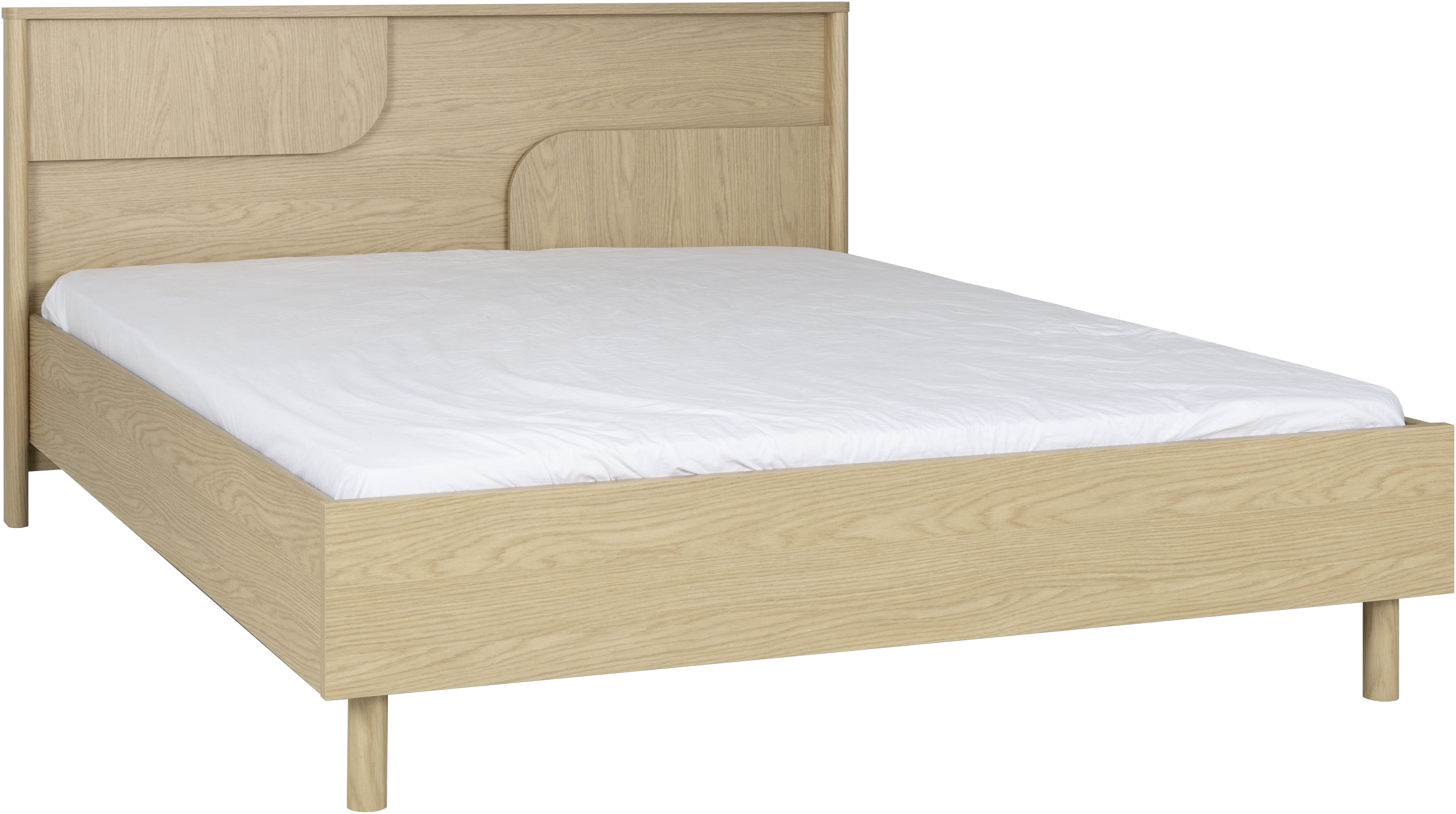 Gami Einzelbett "Galys Bett 160 x 200", mit LED beleuchtetem Kopfteil, ohne günstig online kaufen