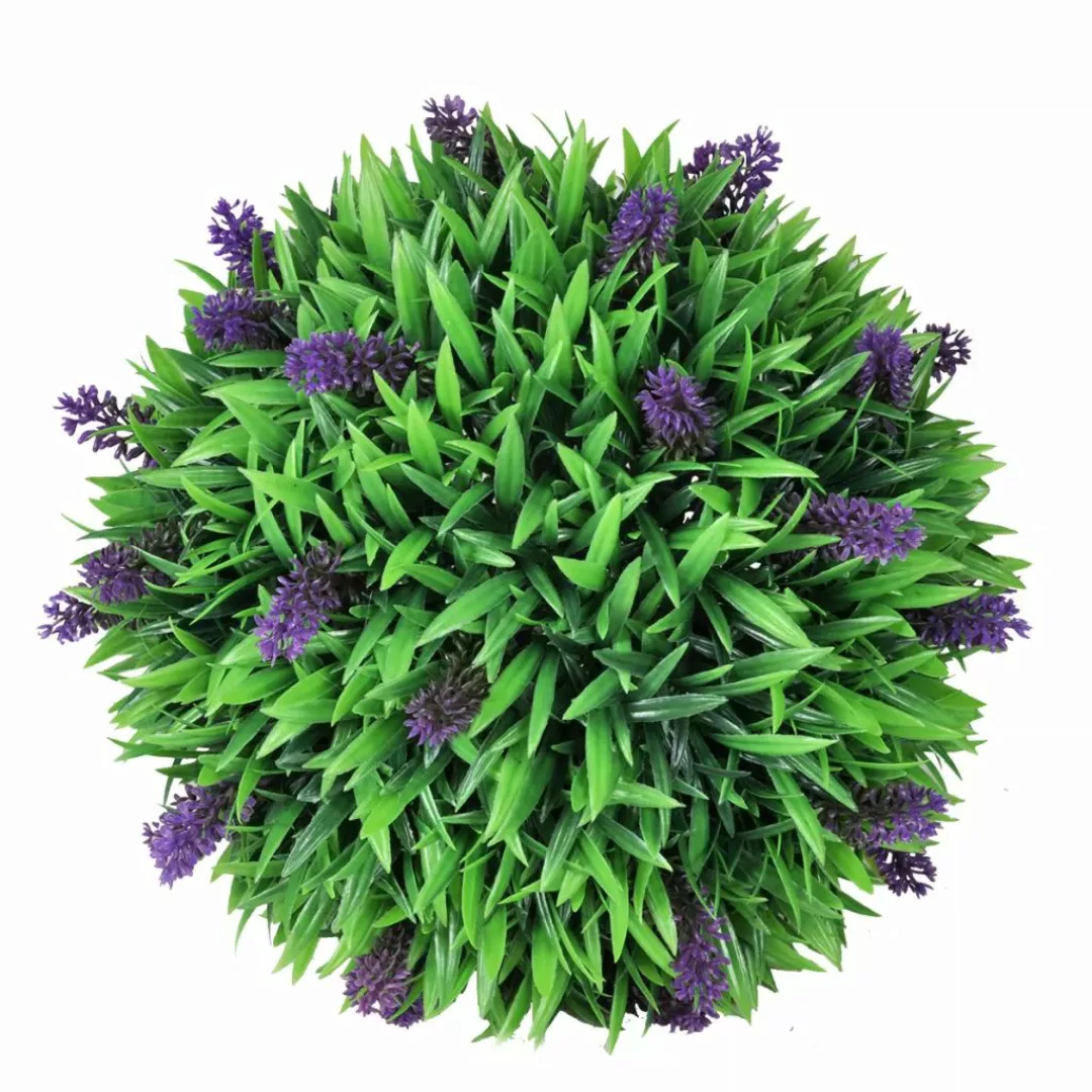 Künstliche Buchsbaumkugel Mit Lavendel 2 Stk. 30 Cm günstig online kaufen