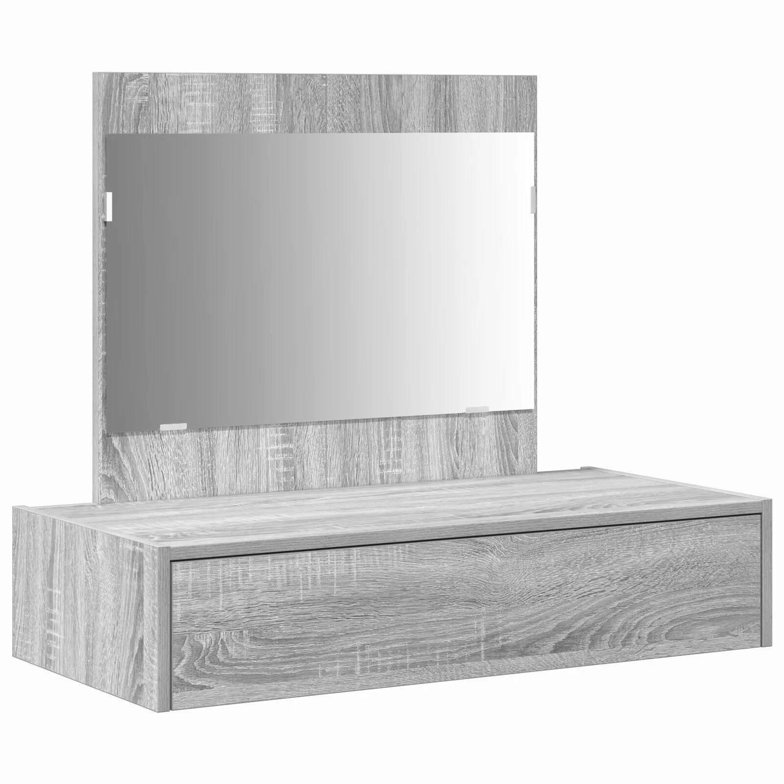 vidaXL Schminktisch Schminktisch Wandmontage Grau Sonoma günstig online kaufen