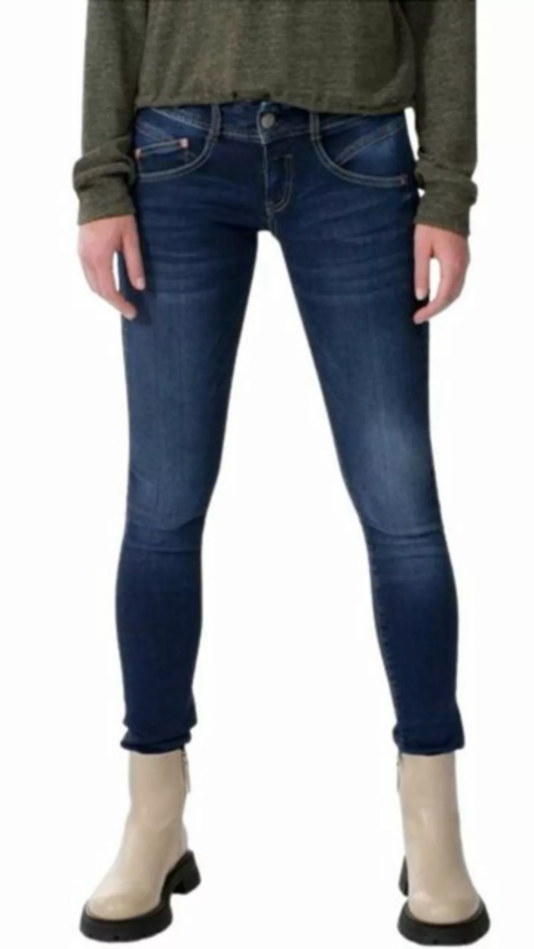 Herrlicher Skinny-fit-Jeans Gila Slim Jeans aus Reused Denim günstig online kaufen