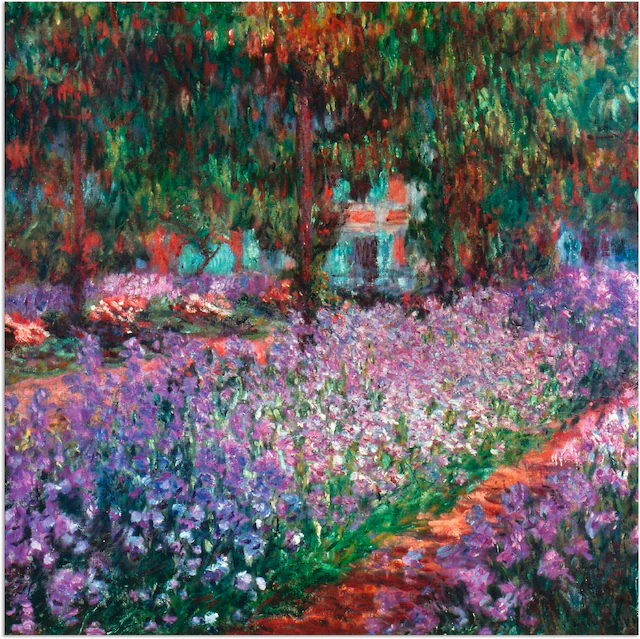 Artland Wandbild »Der Garten des Künstlers bei Giverny«, Garten, (1 St.), a günstig online kaufen