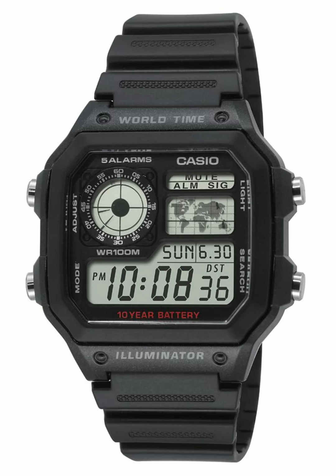 CASIO TIMELESS COLLECTION Chronograph »AE-1200WH-1AVEF«, Quarzuhr, Armbandu günstig online kaufen