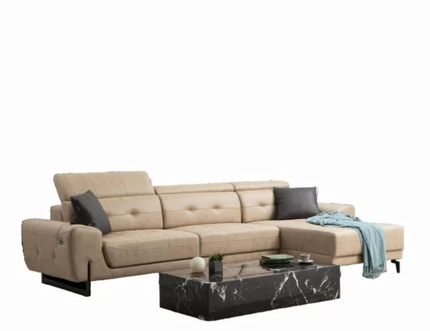 JVmoebel Ecksofa Luxus Wohnzimmer Sofa Couch L-Form Designer Möbel Modern, günstig online kaufen