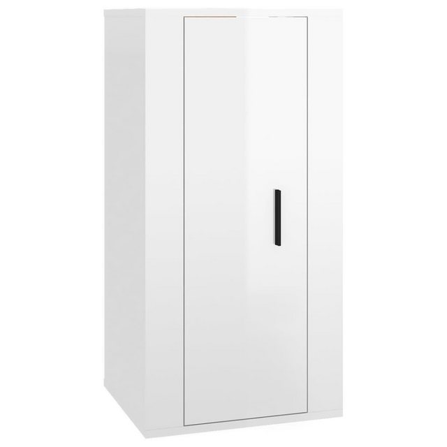 Vidaxl Tv-wandschrank Hochglanz-weiß 40x34,5x80 Cm günstig online kaufen