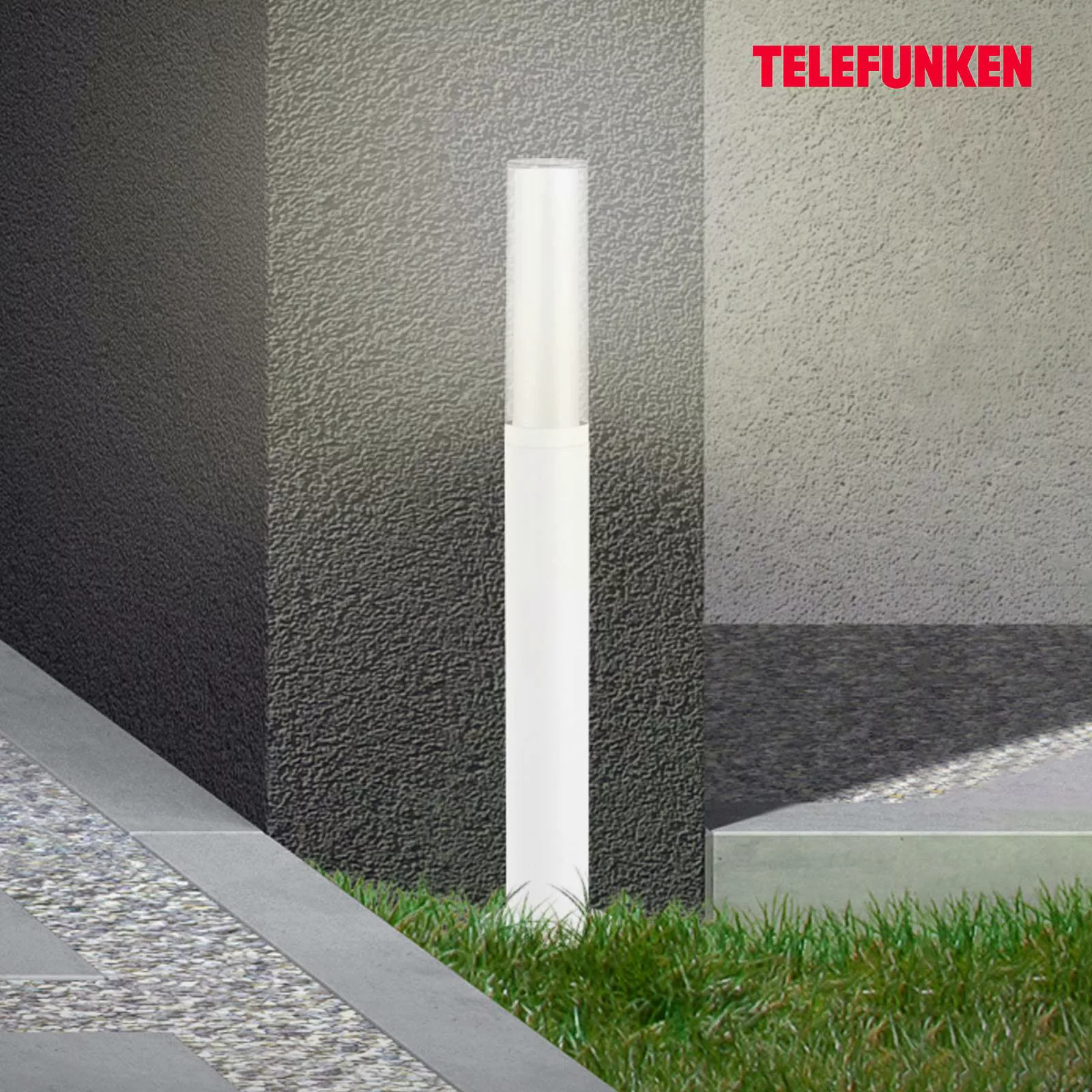 Telefunken Bristol LED-Wegeleuchte, 57 cm, weiß günstig online kaufen