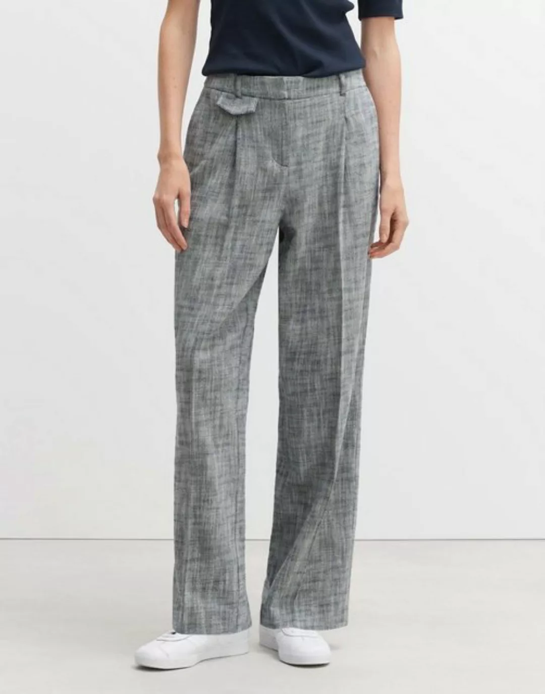 OPUS Anzughose Wide Leg Pants MERJA aus Twill günstig online kaufen