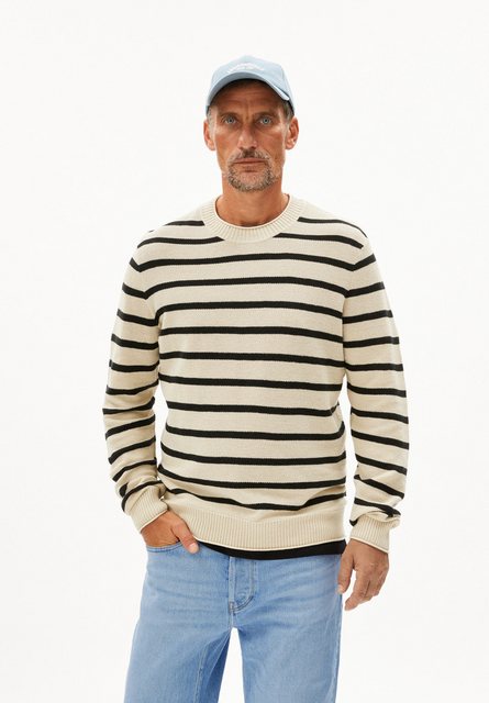 Armedangels Strickpullover AJAANI LINO STRIPES Herren Pullover aus Leinen-M günstig online kaufen