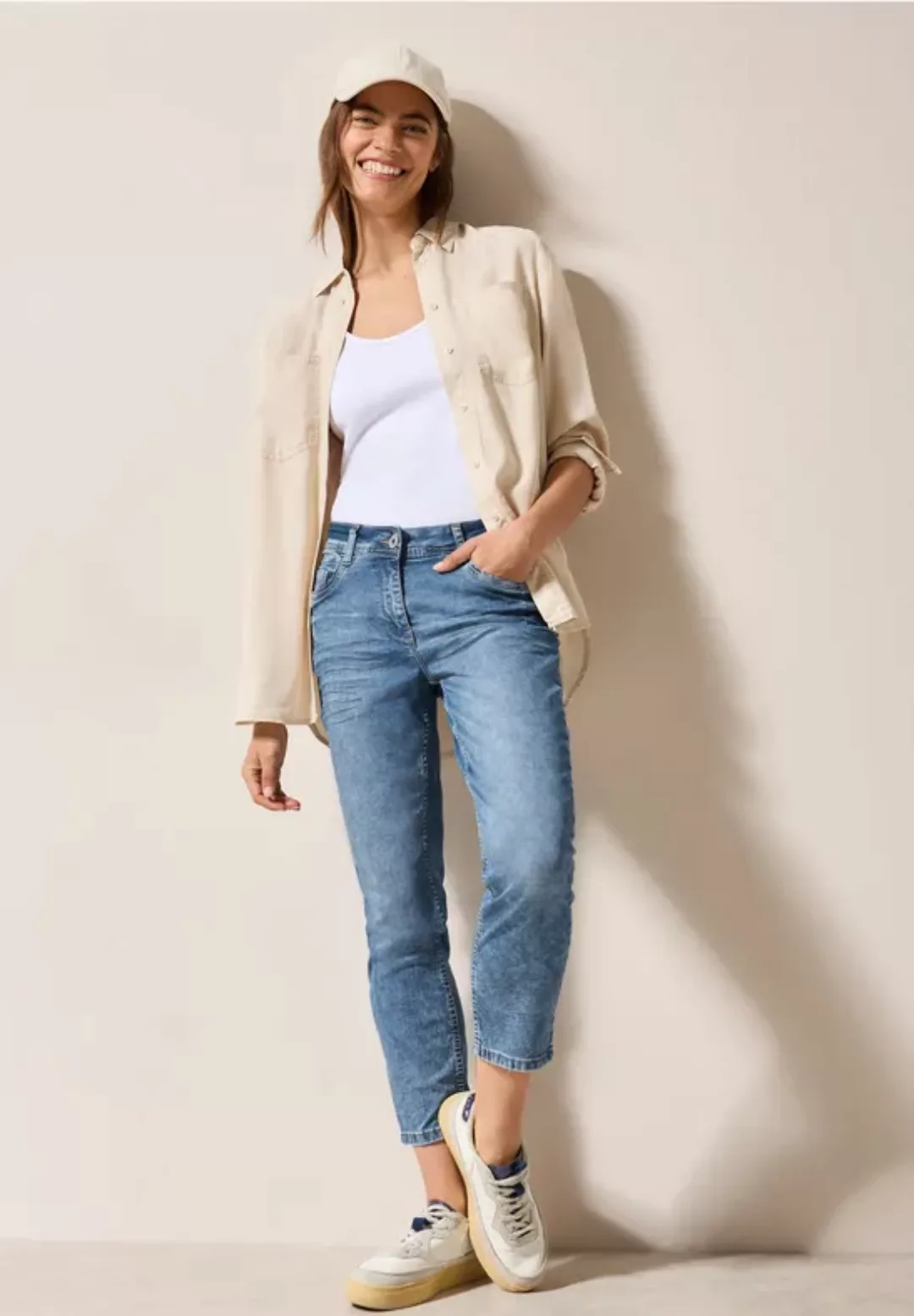 Cecil Loose-fit-Jeans, High Waist günstig online kaufen