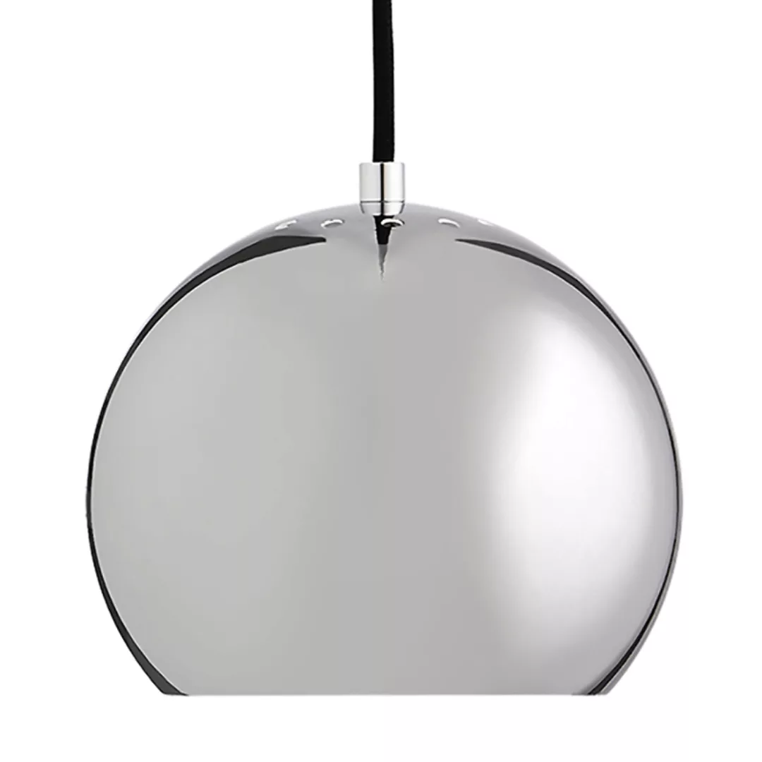 Frandsen - Ball Pendelleuchte Ø18cm Metallic - chrom/glänzend/innen weiß/H günstig online kaufen
