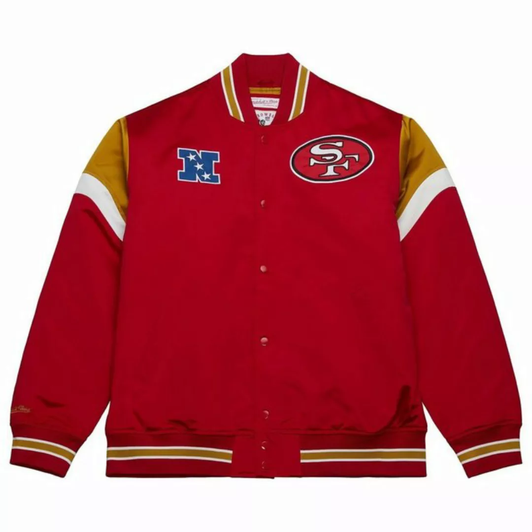 Mitchell & Ness Collegejacke Heavyweight Satin NFL San Francisco 49ers günstig online kaufen