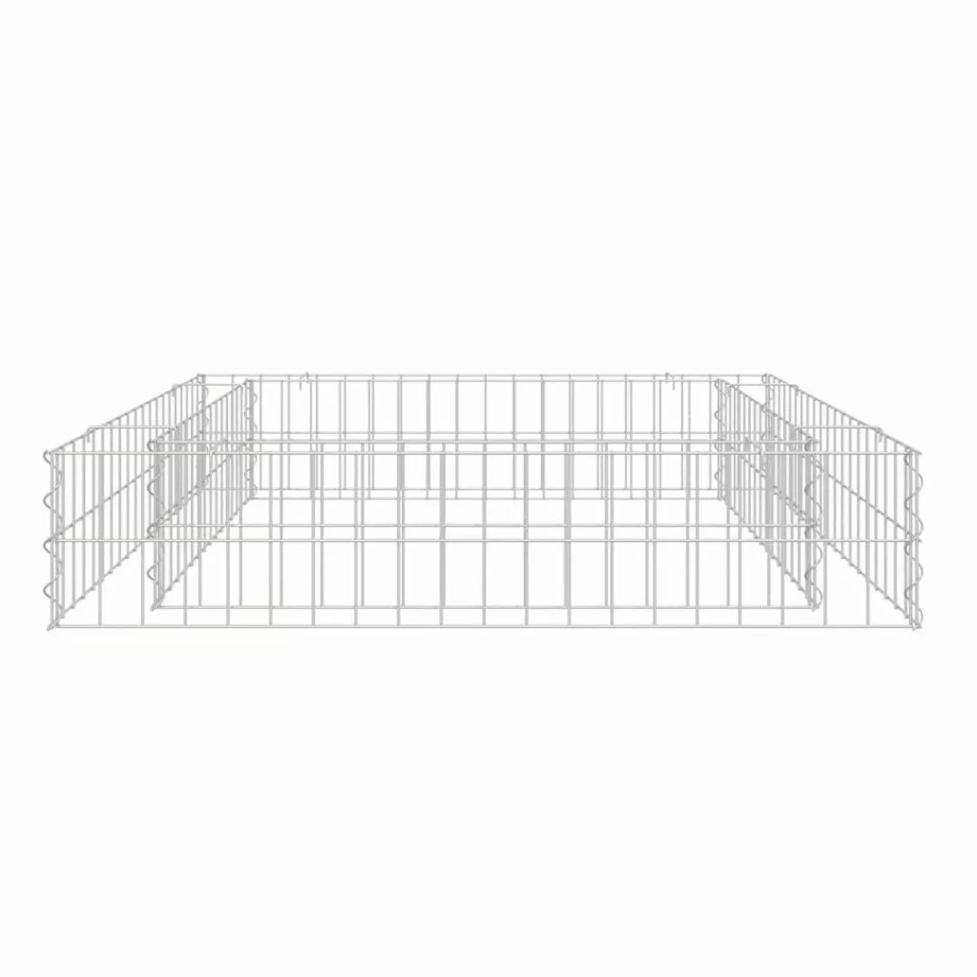 vidaXL Hochbeet Gabionen-Hochbeet Verzinkter Stahl 100x100x20 günstig online kaufen