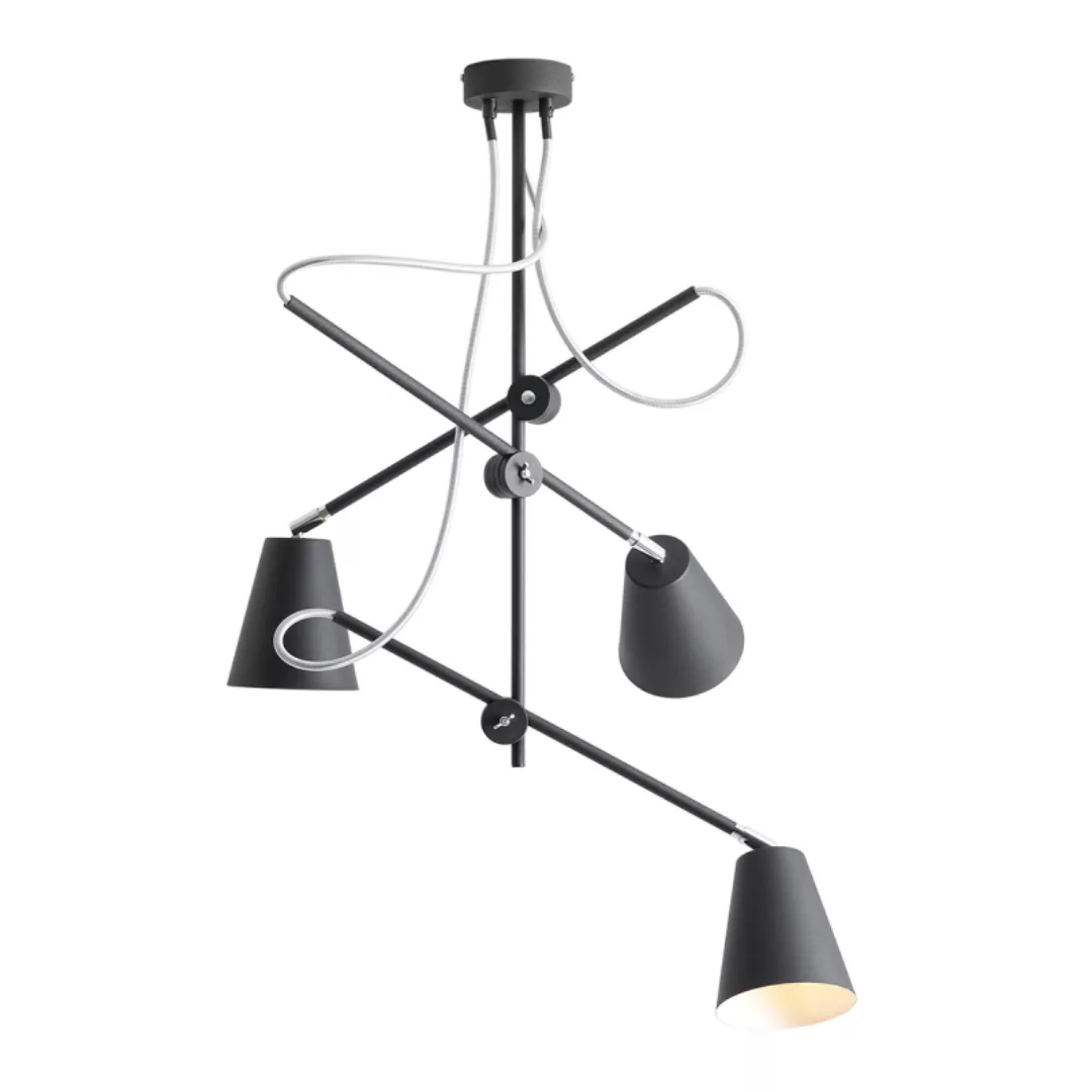 Deckenlampe ARTE 3 BLACK VERTICAL 1008E_1 günstig online kaufen
