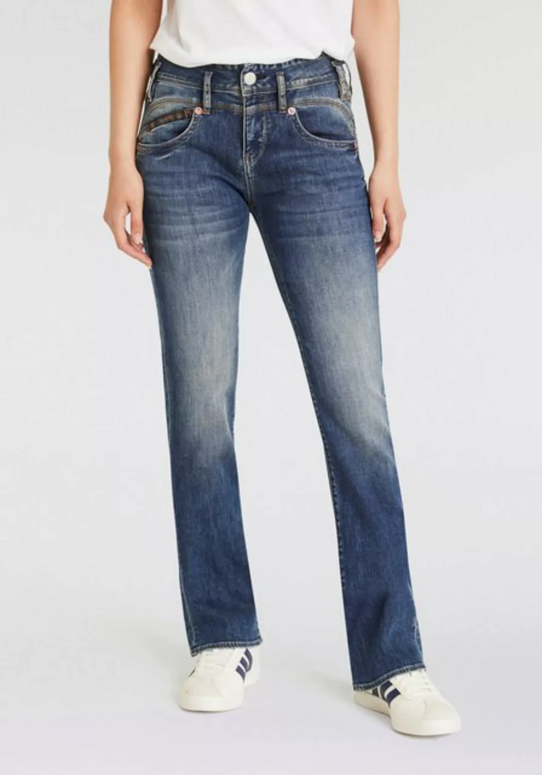 Herrlicher Bootcut-Jeans "Pearl Boot Recycled Denim Light", im Five-Pocket günstig online kaufen