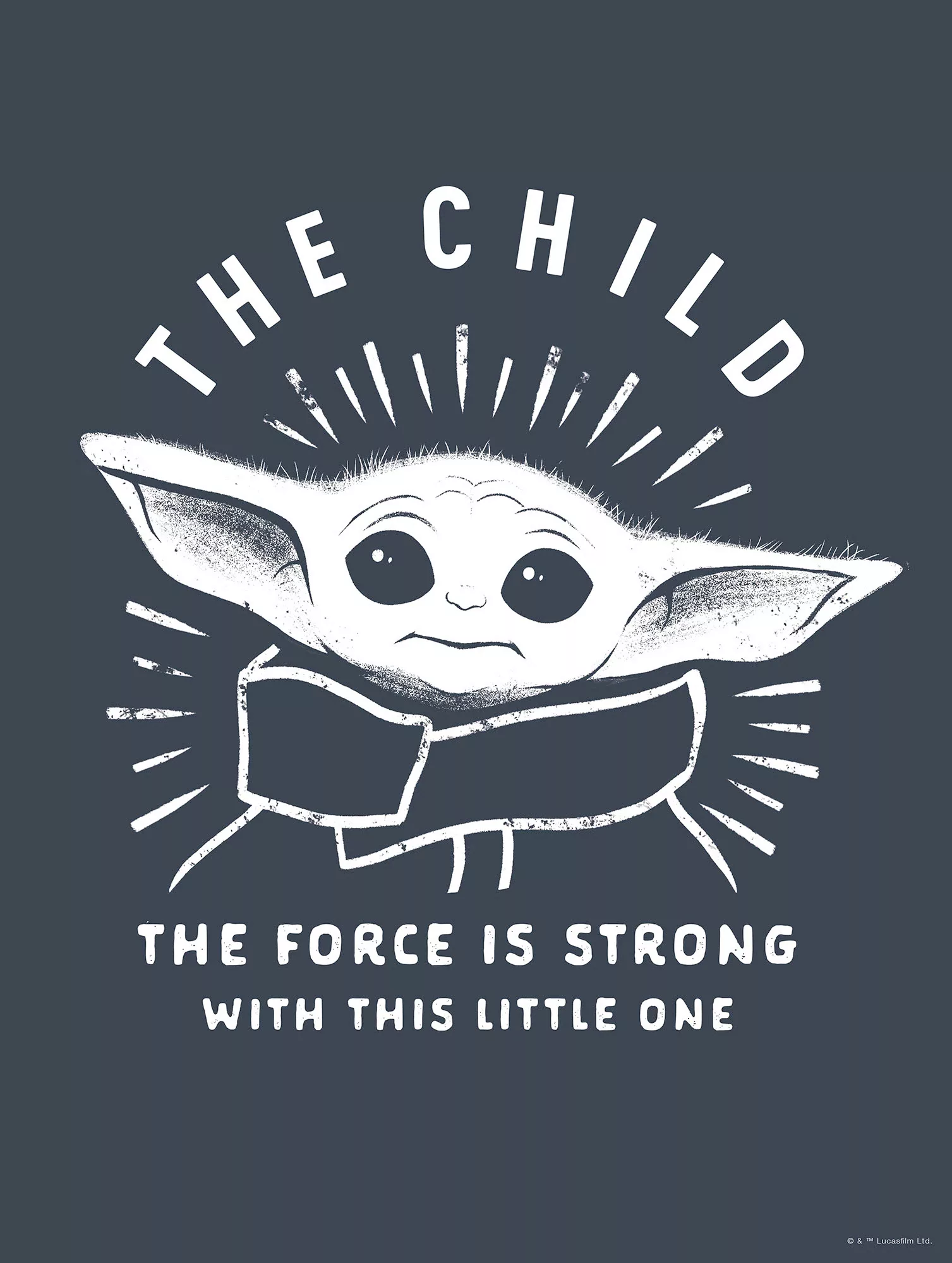 Komar Wandbild "Mandalorian The Child Iconic", Disney-Star Wars, (1 St.), K günstig online kaufen