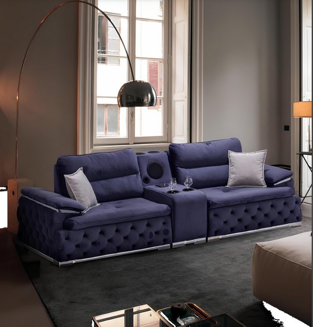 Xlmoebel Sofa Chesterfield-Sofas mit 4-Sitzer-Polsterung im XXL-Design -, H günstig online kaufen