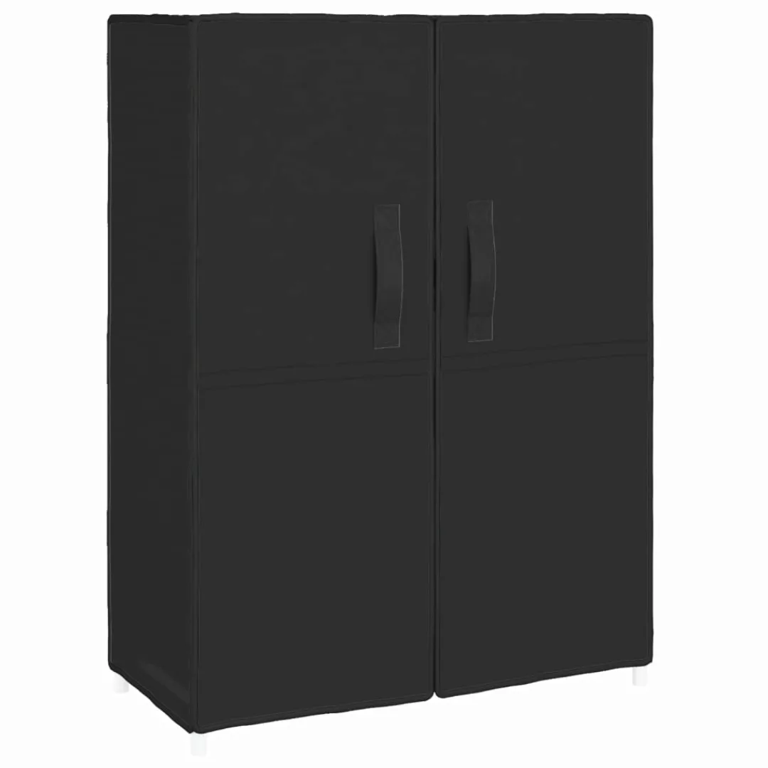 Vidaxl Schuhschrank Schwarz 60x28x90 Cm Stoff günstig online kaufen