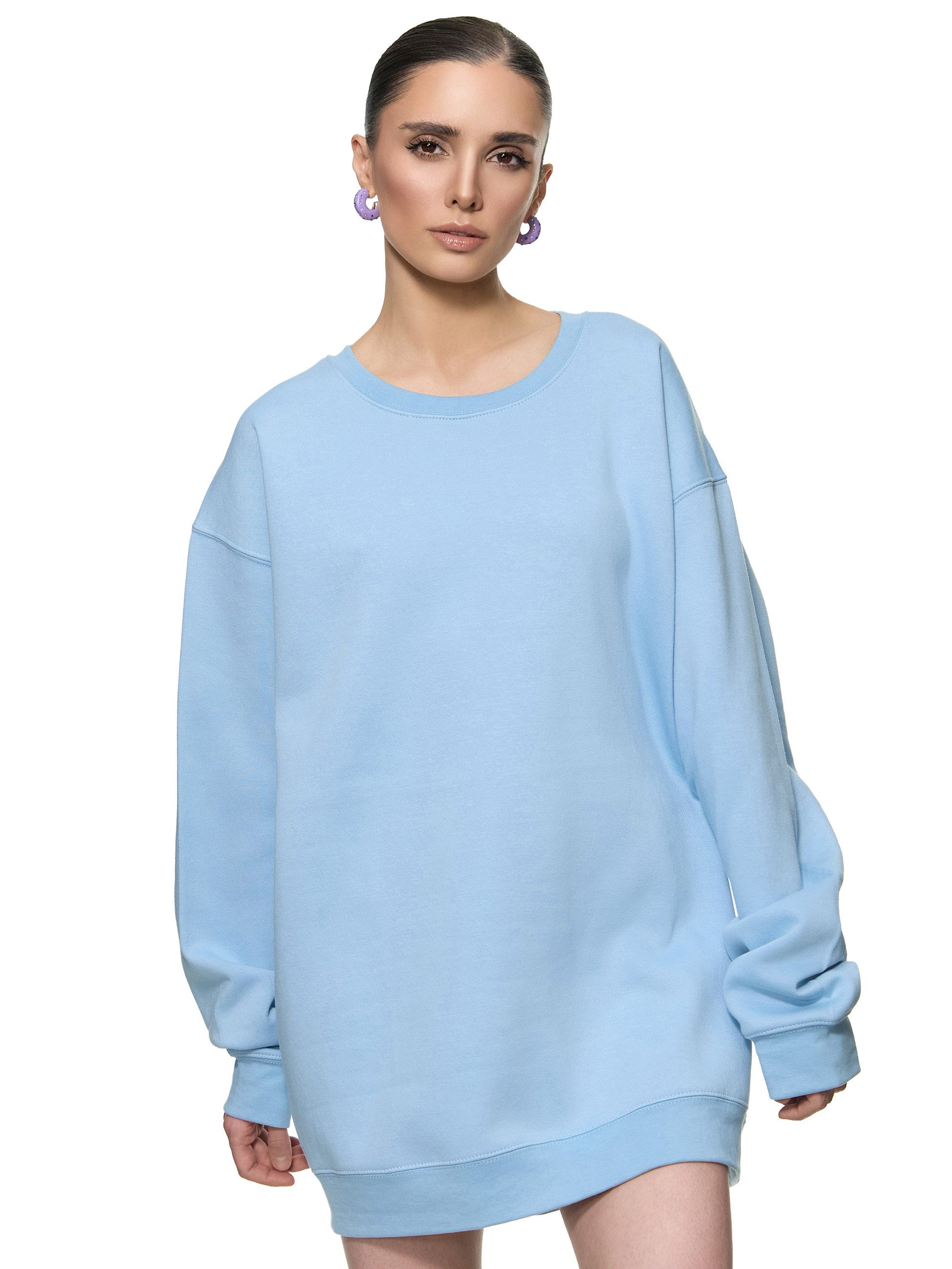 Worldclassca Longsweatshirt Worldclassca Oversized Sweatshirt Einfarbig günstig online kaufen
