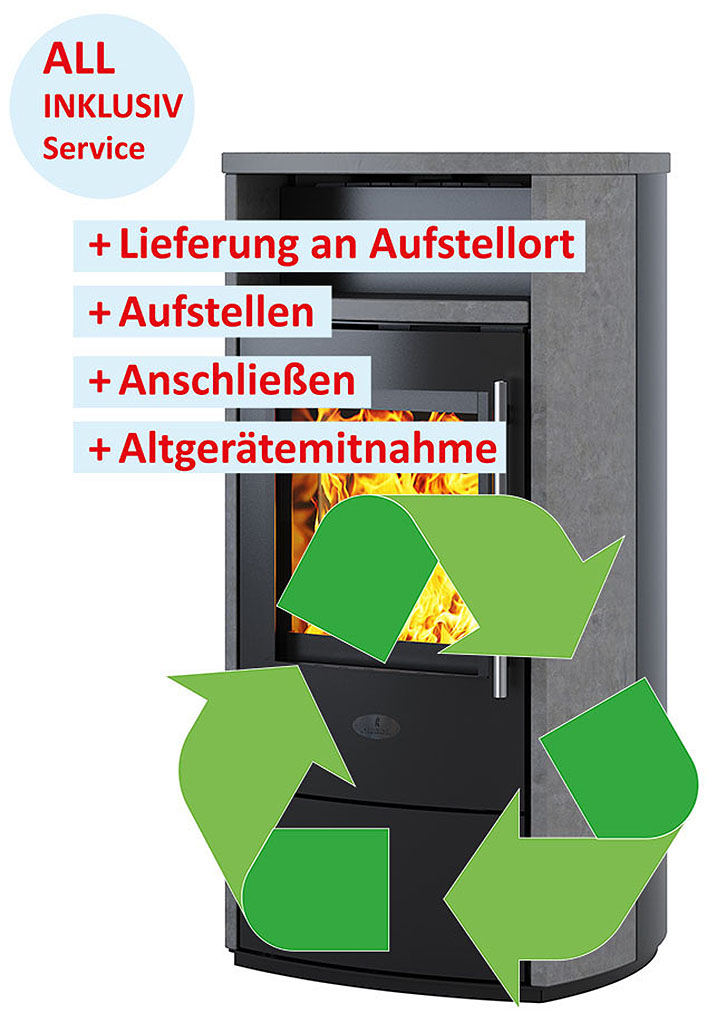 Firefix Kaminofen »»MAILAND««, (Alles inklusive Service: Aufstellen, Anschl günstig online kaufen