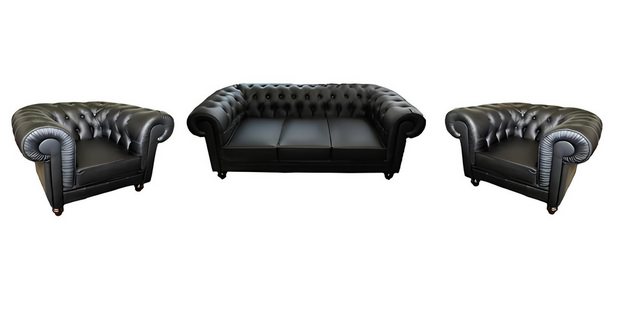 Xlmoebel Sofa Chesterfield Sitzgruppe Sofa Couch Polstermöbel Set 3+1+1 Led günstig online kaufen