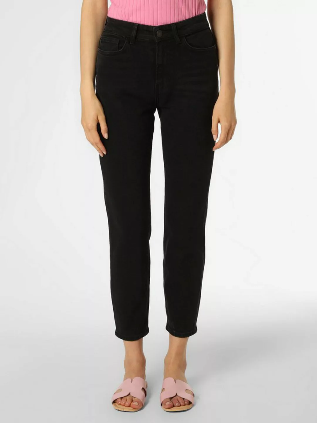 Noisy may Straight-Jeans NMMONI HW STRAIGHT ANK BLACK JEANS NOOS mit offene günstig online kaufen