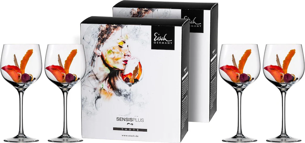 Eisch Germany Rotweinglas »Superior SensisPlus«, (Set, 4 tlg.), (Burgunderg günstig online kaufen